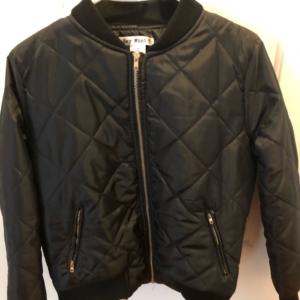Say What? Bomber Lightweight Jacket